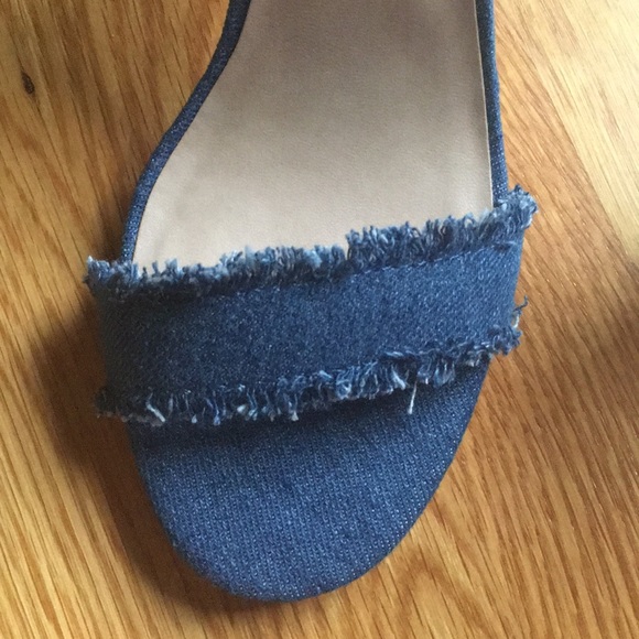 Mix No. 6 Strappy Denim Heels - Picture 4 of 7